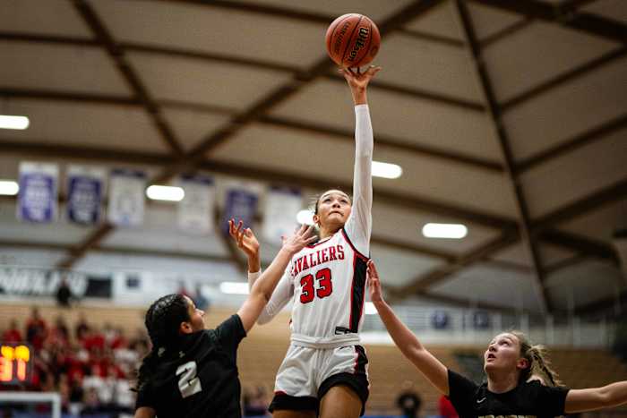 Clackamas Jesuit 6A Oregon girls basketball quarterfinal 2024 Naji Saker-7